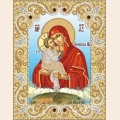Схема для вышивания бисером МАРИЧКА "Образ Пресвятой Богородицы "Почаевская икона Божией Матери" 